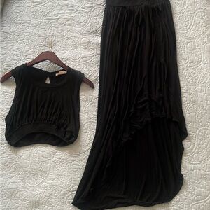 Free People Morningside Set in black